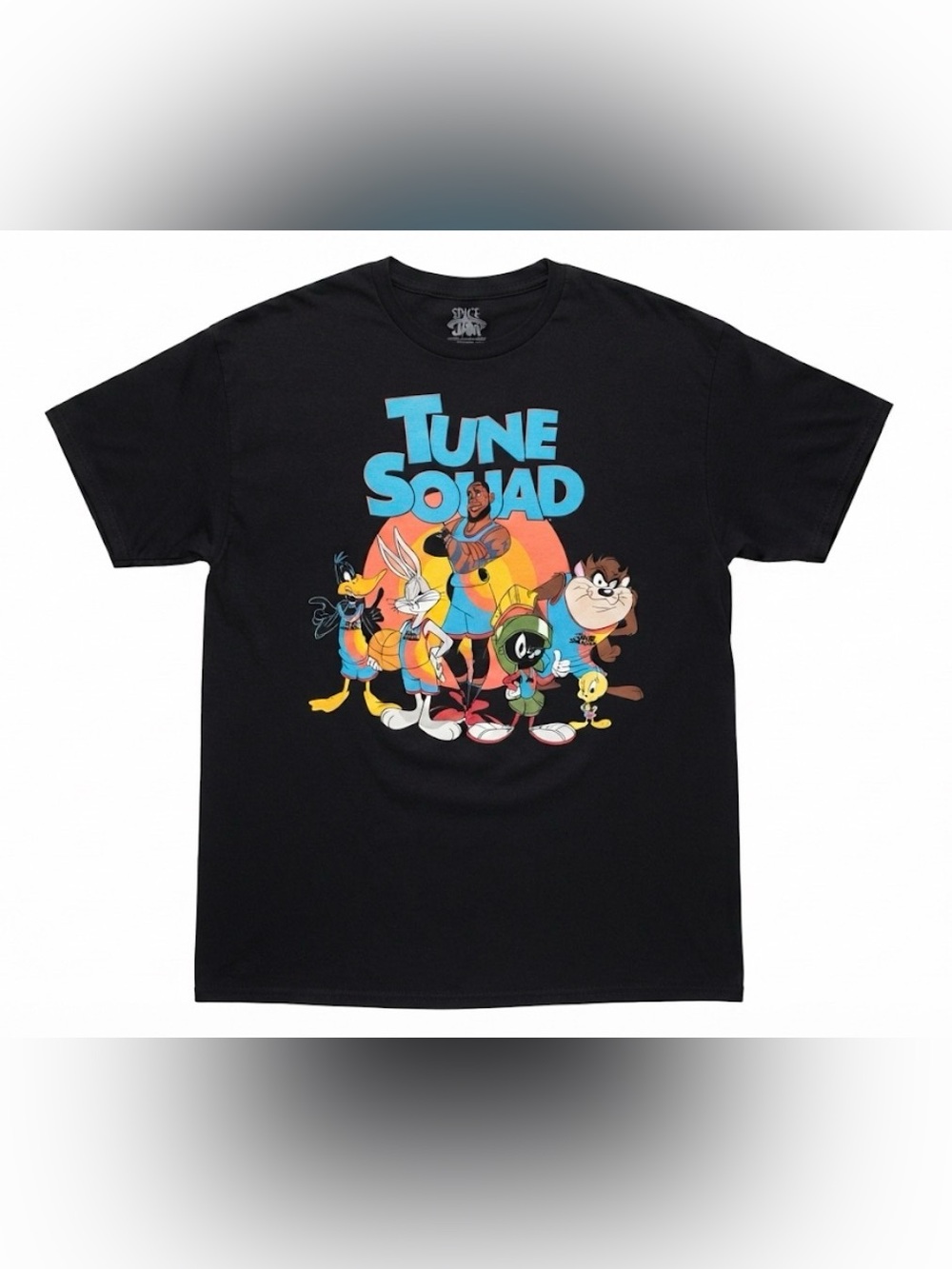 Space Jam A New Legacy Tune Squad T-Shirt Men's L Black LeBron James Bugs Bunny